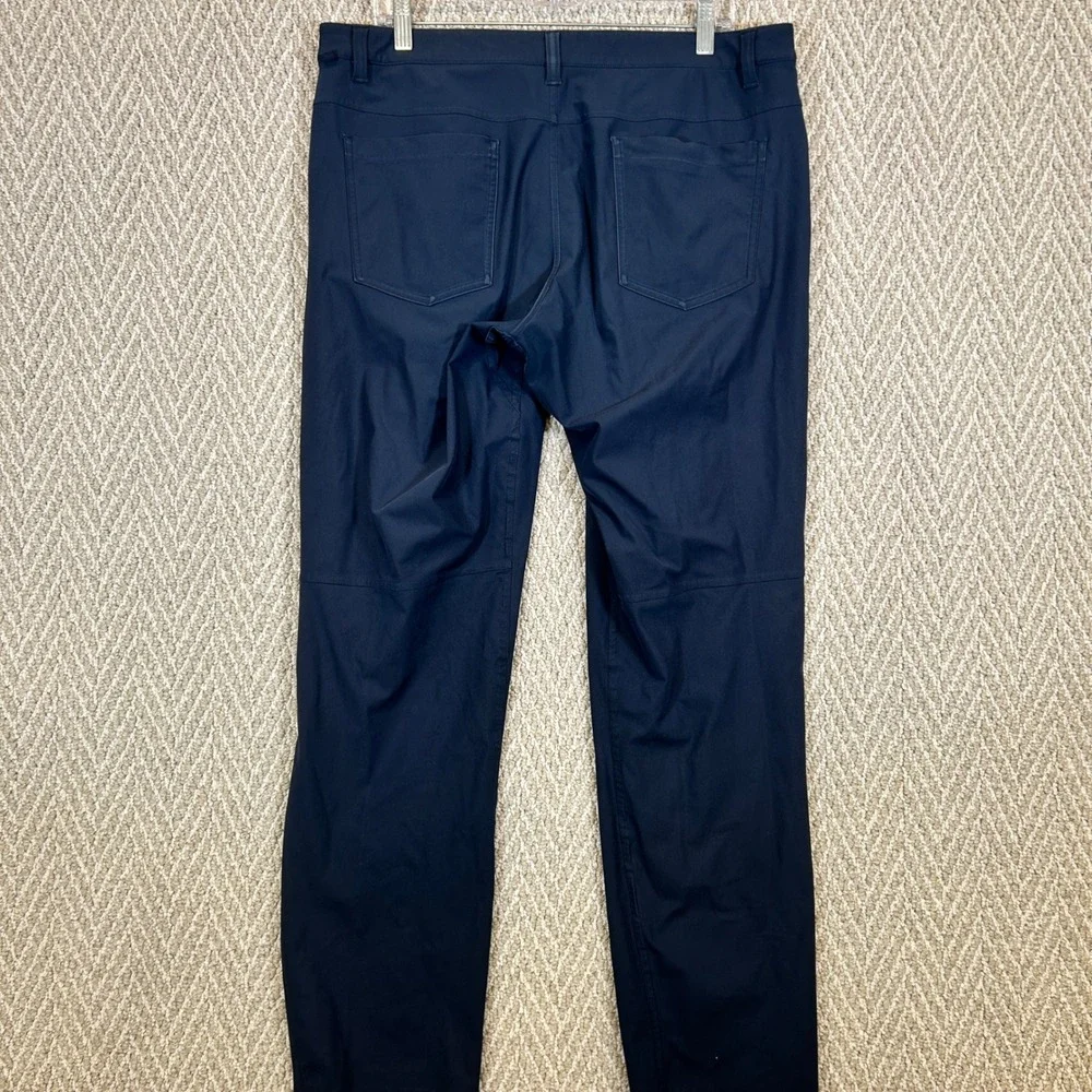 Lululemon Pants Mens Blue 34 ABC Classic Warpstreme Athleisure Golf Techwear